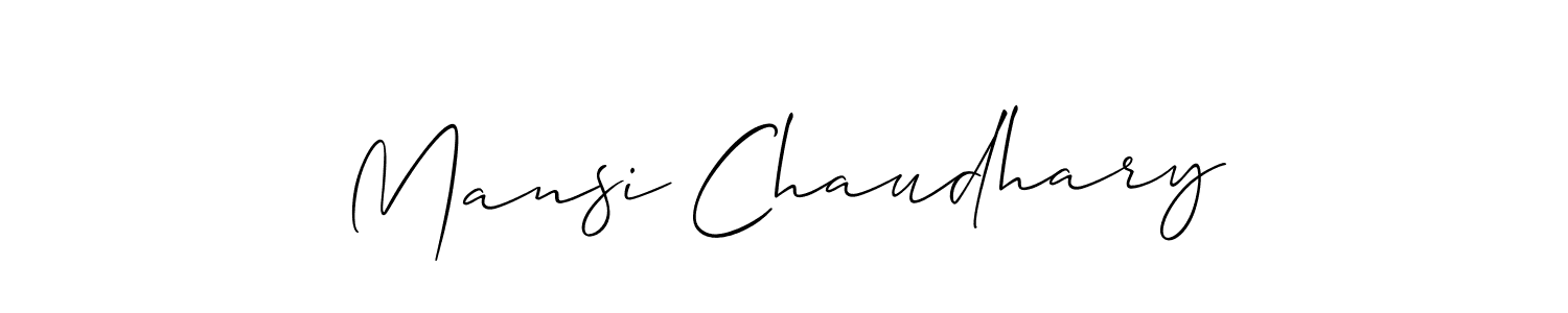 This is the best signature style for the Mansi Chaudhary name. Also you like these signature font (Allison_Script). Mix name signature. Mansi Chaudhary signature style 2 images and pictures png