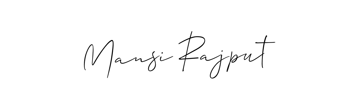 Make a short Mansi Rajput signature style. Manage your documents anywhere anytime using Allison_Script. Create and add eSignatures, submit forms, share and send files easily. Mansi Rajput signature style 2 images and pictures png
