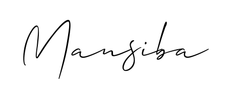 Discover the perfect balance of readability and style for Mansiba with Allison_Script font. Create your dream signature today. Mansiba signature style 2 images and pictures png