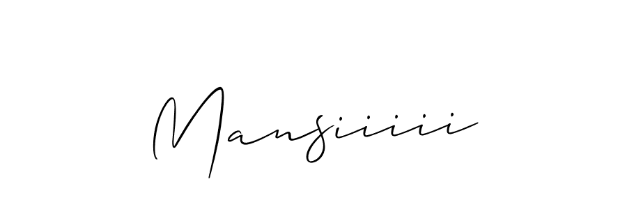 Once you've used our free online signature maker to create your best signature Allison_Script style, it's time to enjoy all of the benefits that Mansiiiii name signing documents. Mansiiiii signature style 2 images and pictures png