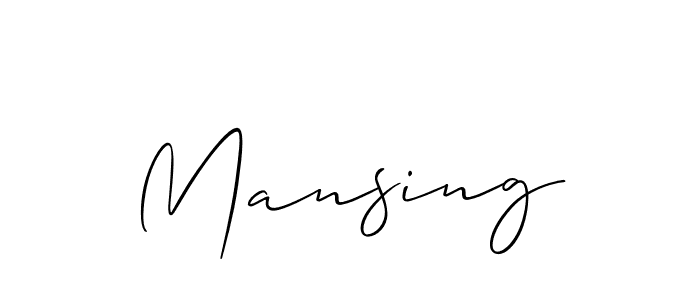 You can use this online signature creator to create a handwritten signature for the name Mansing. This is the best online autograph maker. Mansing signature style 2 images and pictures png