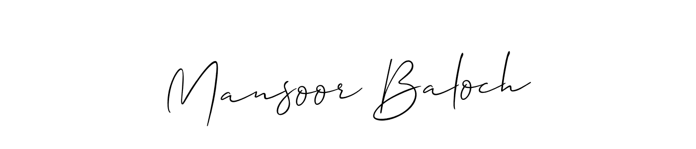 This is the best signature style for the Mansoor Baloch name. Also you like these signature font (Allison_Script). Mix name signature. Mansoor Baloch signature style 2 images and pictures png