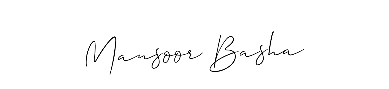 Make a beautiful signature design for name Mansoor Basha. Use this online signature maker to create a handwritten signature for free. Mansoor Basha signature style 2 images and pictures png