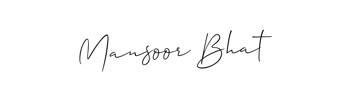 This is the best signature style for the Mansoor Bhat name. Also you like these signature font (Allison_Script). Mix name signature. Mansoor Bhat signature style 2 images and pictures png