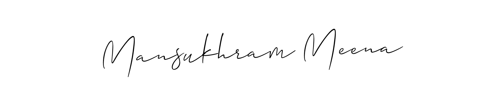 You can use this online signature creator to create a handwritten signature for the name Mansukhram Meena. This is the best online autograph maker. Mansukhram Meena signature style 2 images and pictures png