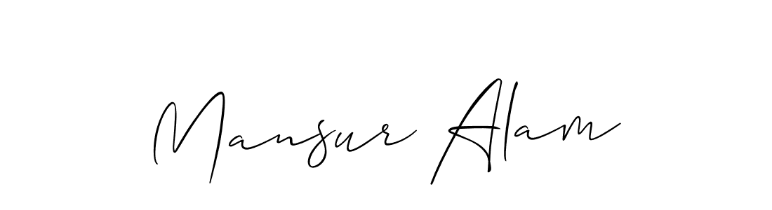 if you are searching for the best signature style for your name Mansur Alam. so please give up your signature search. here we have designed multiple signature styles  using Allison_Script. Mansur Alam signature style 2 images and pictures png