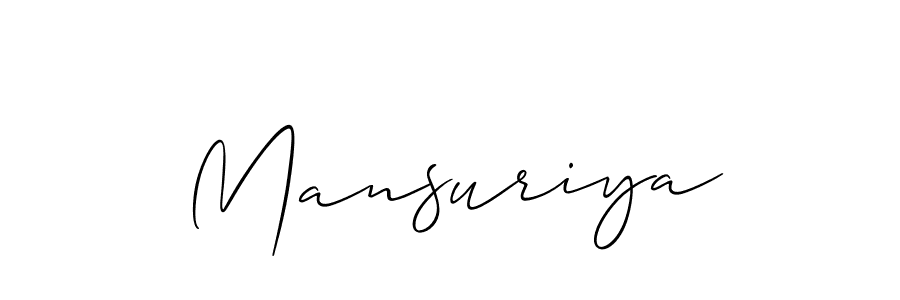 How to Draw Mansuriya signature style? Allison_Script is a latest design signature styles for name Mansuriya. Mansuriya signature style 2 images and pictures png