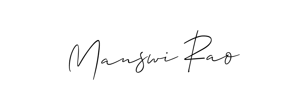 How to Draw Manswi Rao signature style? Allison_Script is a latest design signature styles for name Manswi Rao. Manswi Rao signature style 2 images and pictures png