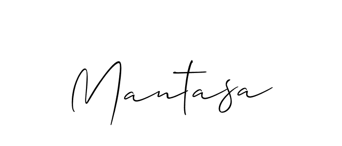 Make a short Mantasa signature style. Manage your documents anywhere anytime using Allison_Script. Create and add eSignatures, submit forms, share and send files easily. Mantasa signature style 2 images and pictures png