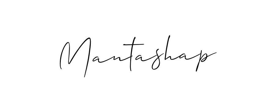 Create a beautiful signature design for name Mantashap. With this signature (Allison_Script) fonts, you can make a handwritten signature for free. Mantashap signature style 2 images and pictures png