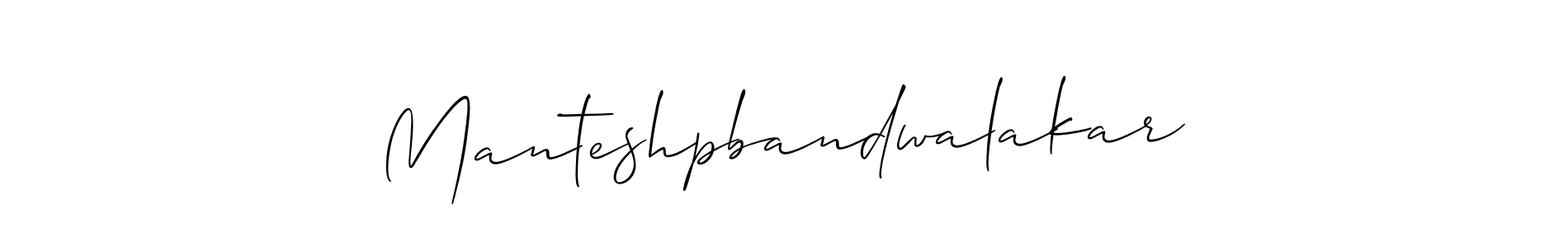 Also we have Manteshpbandwalakar name is the best signature style. Create professional handwritten signature collection using Allison_Script autograph style. Manteshpbandwalakar signature style 2 images and pictures png