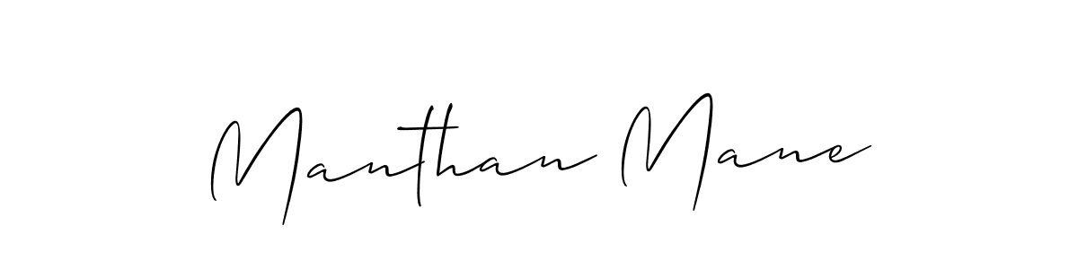 How to Draw Manthan Mane signature style? Allison_Script is a latest design signature styles for name Manthan Mane. Manthan Mane signature style 2 images and pictures png