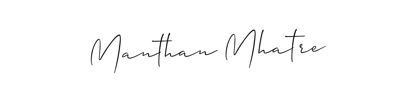 This is the best signature style for the Manthan Mhatre name. Also you like these signature font (Allison_Script). Mix name signature. Manthan Mhatre signature style 2 images and pictures png