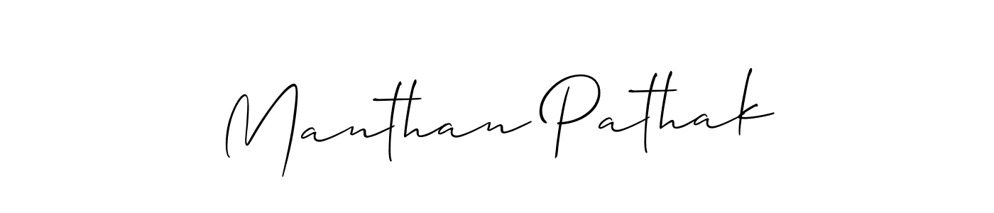 Once you've used our free online signature maker to create your best signature Allison_Script style, it's time to enjoy all of the benefits that Manthan Pathak name signing documents. Manthan Pathak signature style 2 images and pictures png