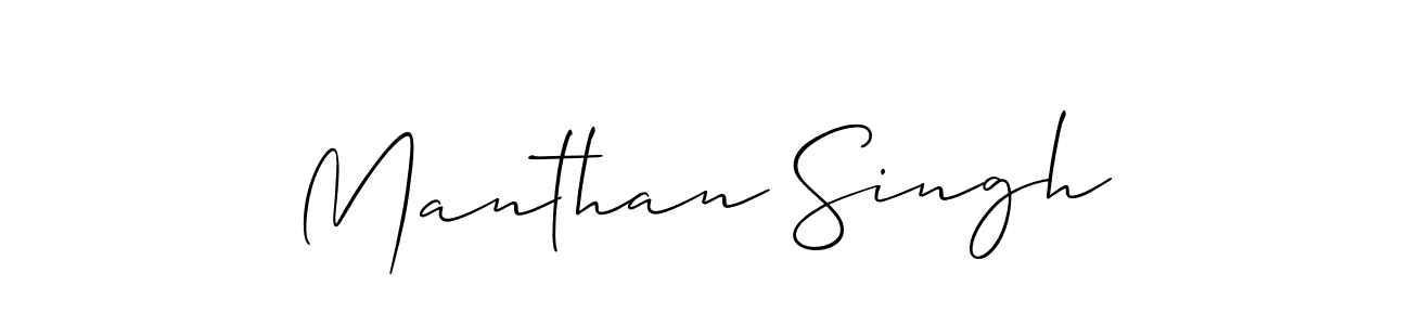 It looks lik you need a new signature style for name Manthan Singh. Design unique handwritten (Allison_Script) signature with our free signature maker in just a few clicks. Manthan Singh signature style 2 images and pictures png