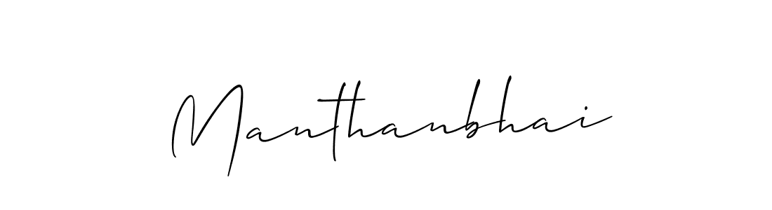 Best and Professional Signature Style for Manthanbhai. Allison_Script Best Signature Style Collection. Manthanbhai signature style 2 images and pictures png