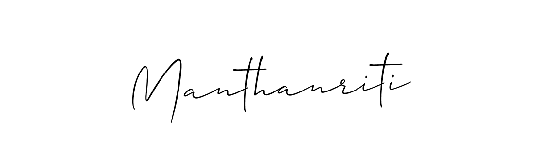 Similarly Allison_Script is the best handwritten signature design. Signature creator online .You can use it as an online autograph creator for name Manthanriti. Manthanriti signature style 2 images and pictures png
