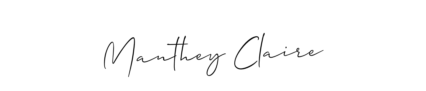 Best and Professional Signature Style for Manthey Claire. Allison_Script Best Signature Style Collection. Manthey Claire signature style 2 images and pictures png