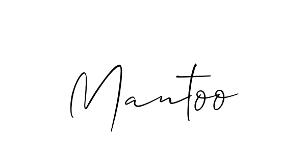 Best and Professional Signature Style for Mantoo. Allison_Script Best Signature Style Collection. Mantoo signature style 2 images and pictures png