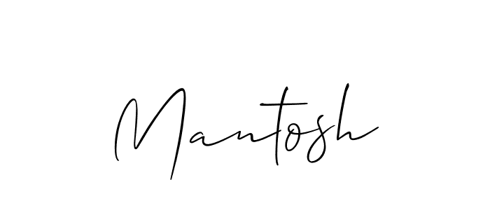 Design your own signature with our free online signature maker. With this signature software, you can create a handwritten (Allison_Script) signature for name Mantosh. Mantosh signature style 2 images and pictures png