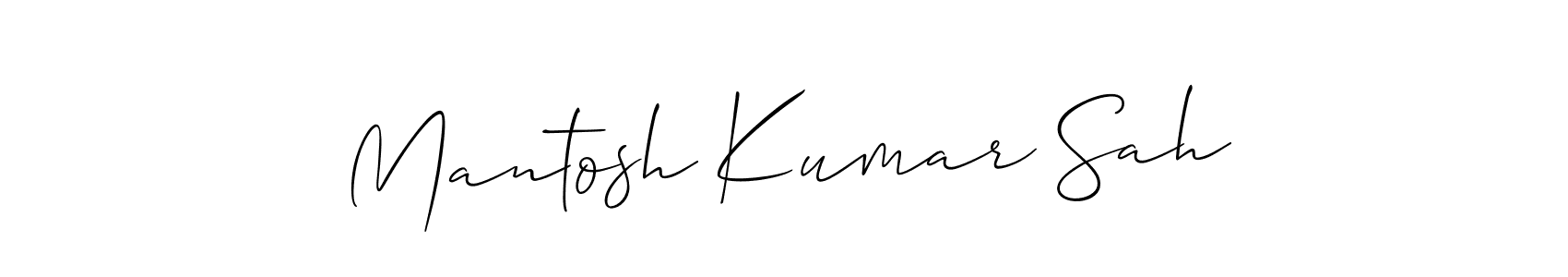 Here are the top 10 professional signature styles for the name Mantosh Kumar Sah. These are the best autograph styles you can use for your name. Mantosh Kumar Sah signature style 2 images and pictures png