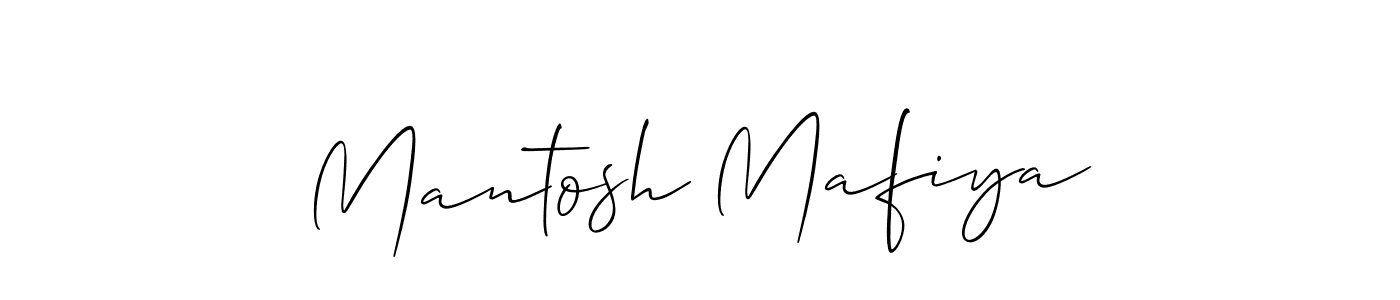 Make a beautiful signature design for name Mantosh Mafiya. Use this online signature maker to create a handwritten signature for free. Mantosh Mafiya signature style 2 images and pictures png