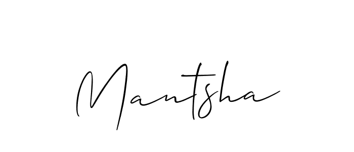 Similarly Allison_Script is the best handwritten signature design. Signature creator online .You can use it as an online autograph creator for name Mantsha. Mantsha signature style 2 images and pictures png