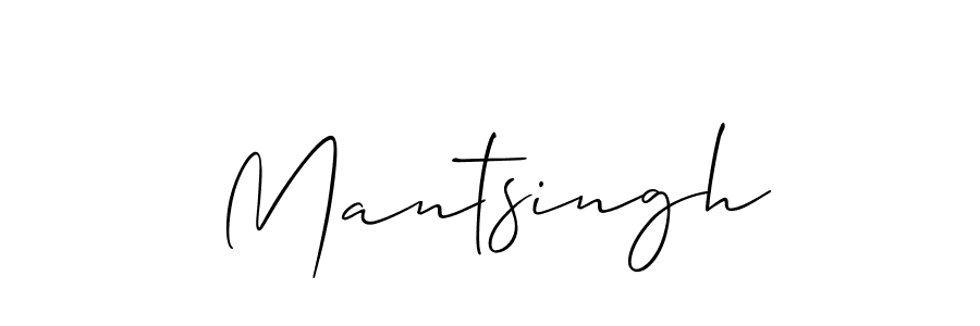 It looks lik you need a new signature style for name Mantsingh. Design unique handwritten (Allison_Script) signature with our free signature maker in just a few clicks. Mantsingh signature style 2 images and pictures png