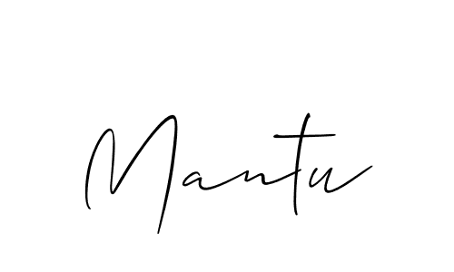 if you are searching for the best signature style for your name Mantu. so please give up your signature search. here we have designed multiple signature styles  using Allison_Script. Mantu signature style 2 images and pictures png