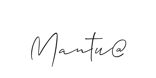 The best way (Allison_Script) to make a short signature is to pick only two or three words in your name. The name Mantu@ include a total of six letters. For converting this name. Mantu@ signature style 2 images and pictures png