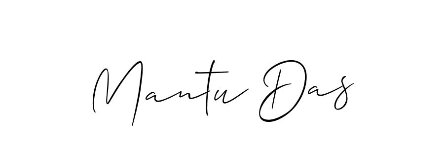 You should practise on your own different ways (Allison_Script) to write your name (Mantu Das) in signature. don't let someone else do it for you. Mantu Das signature style 2 images and pictures png