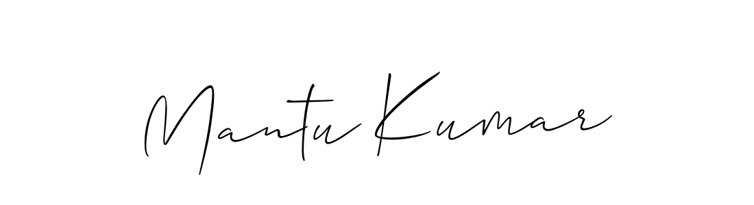 How to make Mantu Kumar name signature. Use Allison_Script style for creating short signs online. This is the latest handwritten sign. Mantu Kumar signature style 2 images and pictures png