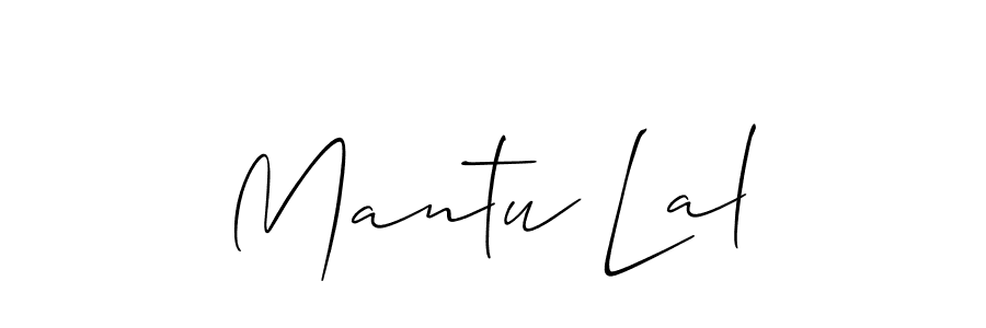 You should practise on your own different ways (Allison_Script) to write your name (Mantu Lal) in signature. don't let someone else do it for you. Mantu Lal signature style 2 images and pictures png