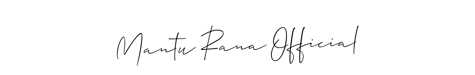 Once you've used our free online signature maker to create your best signature Allison_Script style, it's time to enjoy all of the benefits that Mantu Rana Official name signing documents. Mantu Rana Official signature style 2 images and pictures png