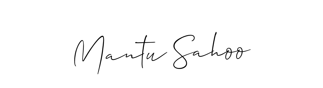 Also You can easily find your signature by using the search form. We will create Mantu Sahoo name handwritten signature images for you free of cost using Allison_Script sign style. Mantu Sahoo signature style 2 images and pictures png