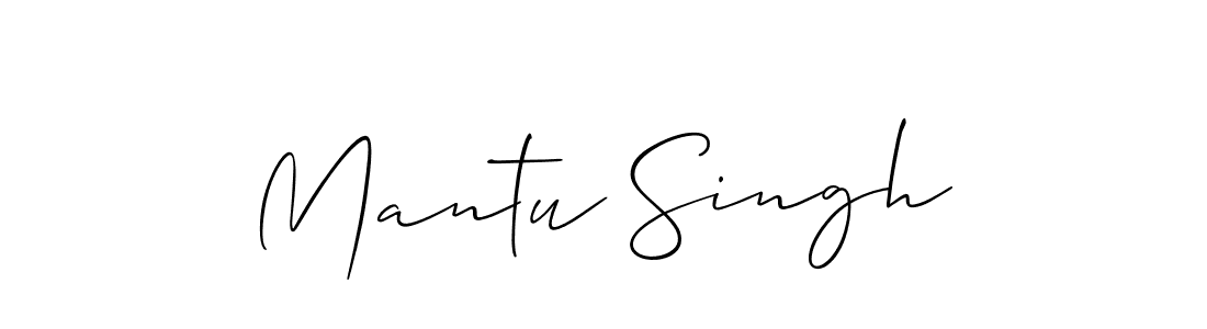 Mantu Singh stylish signature style. Best Handwritten Sign (Allison_Script) for my name. Handwritten Signature Collection Ideas for my name Mantu Singh. Mantu Singh signature style 2 images and pictures png