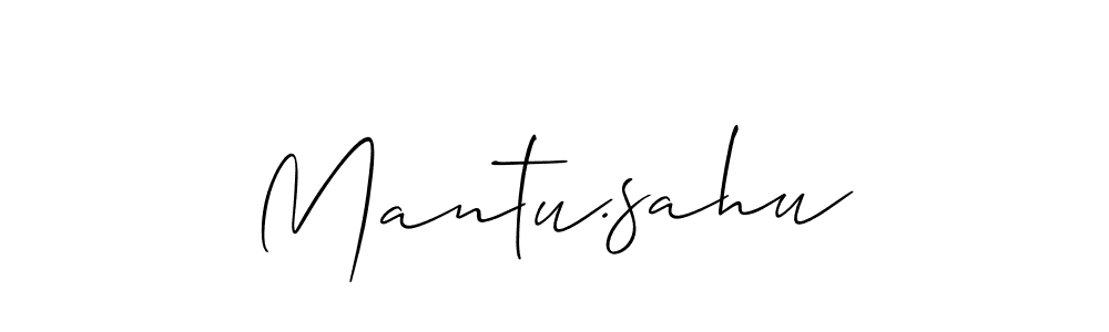 Mantu.sahu stylish signature style. Best Handwritten Sign (Allison_Script) for my name. Handwritten Signature Collection Ideas for my name Mantu.sahu. Mantu.sahu signature style 2 images and pictures png