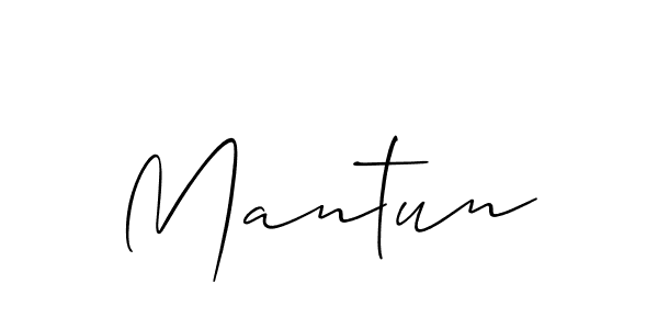 Also You can easily find your signature by using the search form. We will create Mantun name handwritten signature images for you free of cost using Allison_Script sign style. Mantun signature style 2 images and pictures png