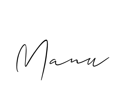 Also we have Manu name is the best signature style. Create professional handwritten signature collection using Allison_Script autograph style. Manu signature style 2 images and pictures png