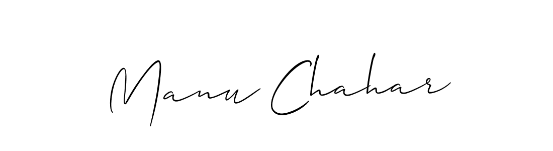 You can use this online signature creator to create a handwritten signature for the name Manu Chahar. This is the best online autograph maker. Manu Chahar signature style 2 images and pictures png