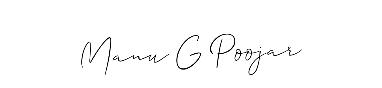 Here are the top 10 professional signature styles for the name Manu G Poojar. These are the best autograph styles you can use for your name. Manu G Poojar signature style 2 images and pictures png