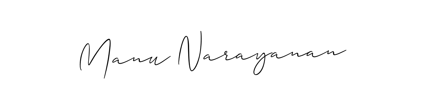 Make a beautiful signature design for name Manu Narayanan. Use this online signature maker to create a handwritten signature for free. Manu Narayanan signature style 2 images and pictures png