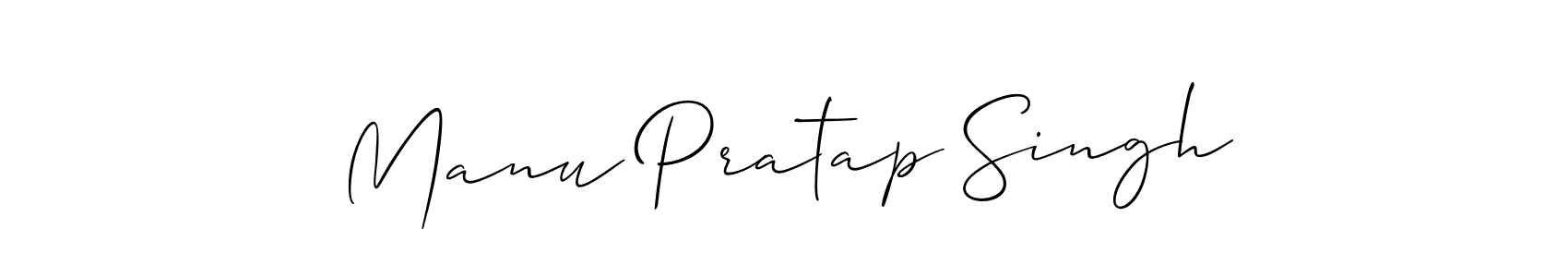 It looks lik you need a new signature style for name Manu Pratap Singh. Design unique handwritten (Allison_Script) signature with our free signature maker in just a few clicks. Manu Pratap Singh signature style 2 images and pictures png