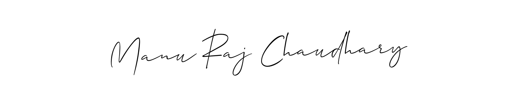 How to Draw Manu Raj Chaudhary signature style? Allison_Script is a latest design signature styles for name Manu Raj Chaudhary. Manu Raj Chaudhary signature style 2 images and pictures png