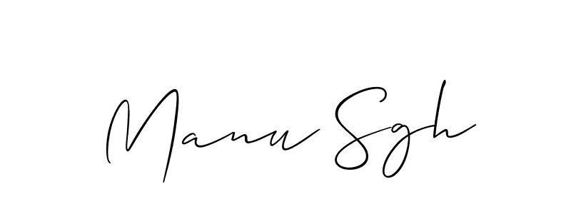 Similarly Allison_Script is the best handwritten signature design. Signature creator online .You can use it as an online autograph creator for name Manu Sgh. Manu Sgh signature style 2 images and pictures png