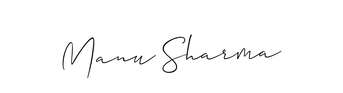 if you are searching for the best signature style for your name Manu Sharma. so please give up your signature search. here we have designed multiple signature styles  using Allison_Script. Manu Sharma signature style 2 images and pictures png