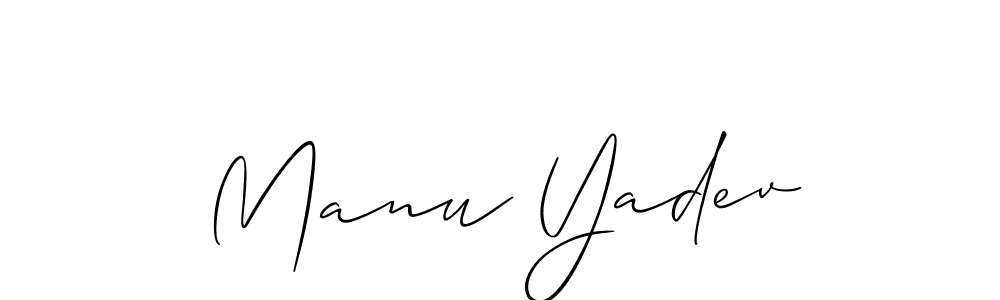 Here are the top 10 professional signature styles for the name Manu Yadev. These are the best autograph styles you can use for your name. Manu Yadev signature style 2 images and pictures png