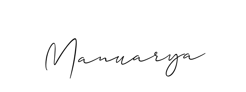 Make a beautiful signature design for name Manuarya. Use this online signature maker to create a handwritten signature for free. Manuarya signature style 2 images and pictures png