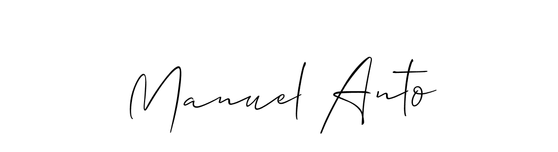 Also You can easily find your signature by using the search form. We will create Manuel Anto name handwritten signature images for you free of cost using Allison_Script sign style. Manuel Anto signature style 2 images and pictures png