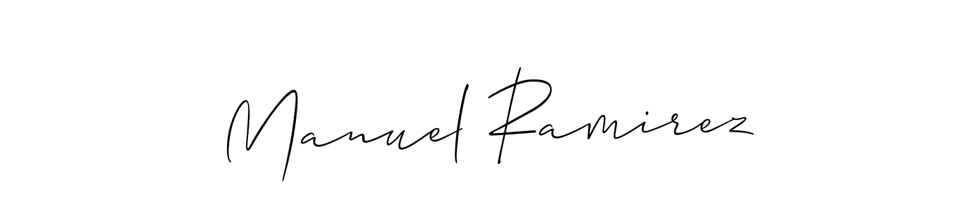 You should practise on your own different ways (Allison_Script) to write your name (Manuel Ramirez) in signature. don't let someone else do it for you. Manuel Ramirez signature style 2 images and pictures png
